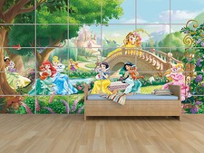 PRINCESS PRINCESSES DISNEY CASTLE  POSTER MASSIVE HUGE ROOM KIDS 252CM X 150CM