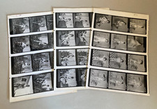 André BELORGEY : Rares planches contacts de photographies. 1986 [CURIOSA]