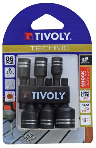 Tivoly lot 6 noix - tivoly,