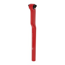 Tube Selle Vélo Universel Rouge Avec Déport 25 Degrés 30,8X400Mm