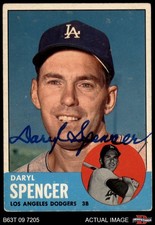 1963 topps 502 daryl spencer - 1963,