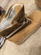 Botte femme Kickers Kick Hi Fold marron en nubuck