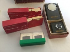 #lot projecteur de poche à pile pour diapo année 50 - coror france breveté SGDG