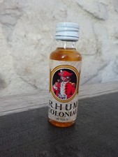 Mignonnette bouteille  rhum colonial Liwo distillerie Worb 2- 3 l non ouvert