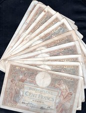 Lot de 10 billets anciens –