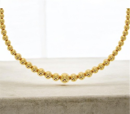 Collier maille boule chute - maille,