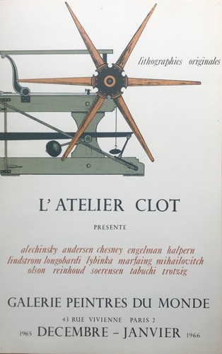 Atelier clot affiche litho - affiche,