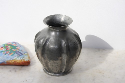 Vase étain chanal - étain, a.e.