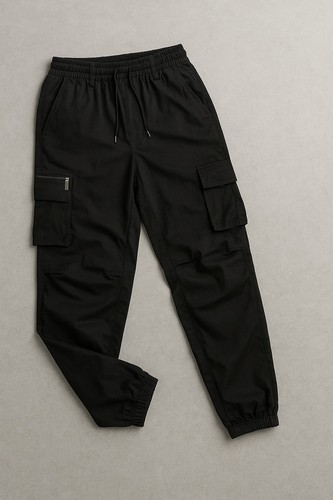Pantalon cargo noir - noir, –