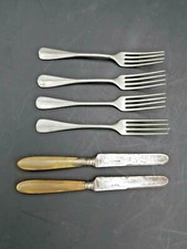  DINETTE ancienne Fourchettes et couteaux Couverts 