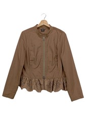 MADELEINE Veste d'Extérieur Marron Ajourée Élégante Femme (EU 40)