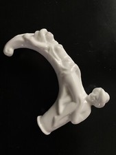 Rare pommeau de canne en porcelaine érotique - Curiosa Vers 1900.