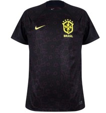 ?Maillot Brésil COLLECTOR noir et dorée maillot TAILLE S Neuf 