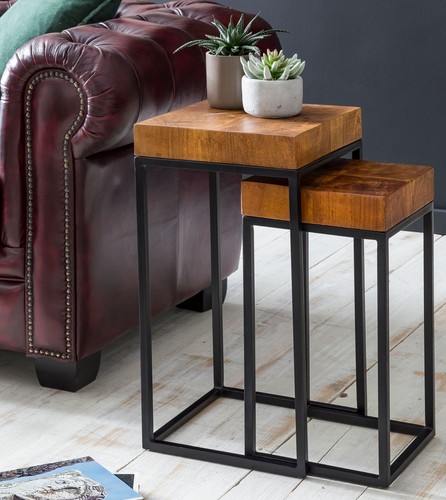 Finebuy tables gigogne bois - finebuy,