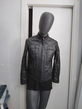 Mango Veste En Cuir Véritable