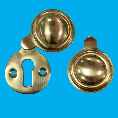 Plaque serrure en laiton - 1x, de