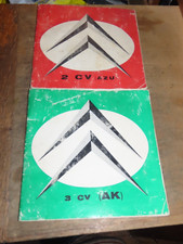 CATALOGUE NOTICE D EMPLOI ET ENTRETIEN CITROEN 3 CV (AK) + 2 CV (AZU)