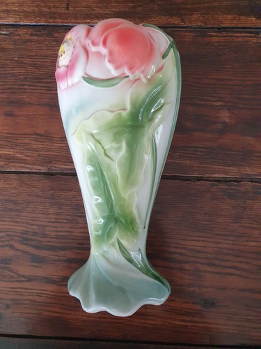 Vase barbotine art nouveau - vase,