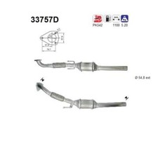 AS 33757D Catalyseur Pour VW