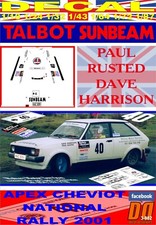 DECAL TALBOT SUNBEAM Ti Gp2