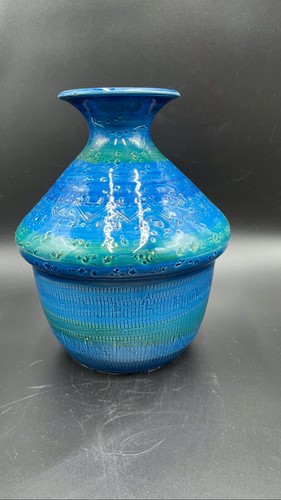 Important vase bleu - , aldo