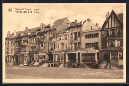 Cpa nieuport bains - nieuport-bains,,