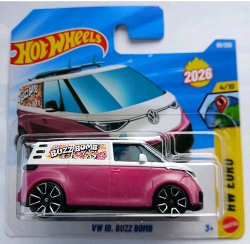 Hot wheels volkswagen buzz - hot, id