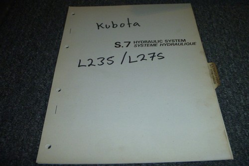 Kubota l235 l275 compact - l275,