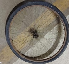 * roue arriere 650 retournement peinte vélo collection ancien randonneuse course