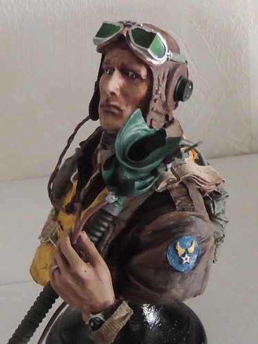 Figurine buste pilote - , us