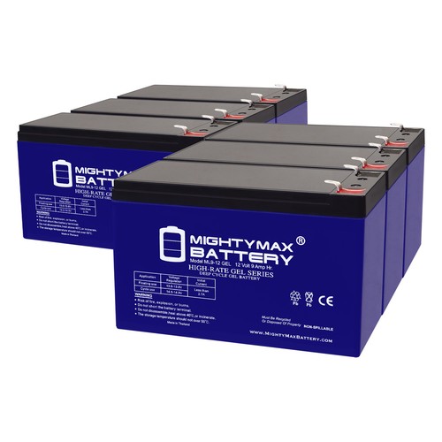 Mighty max 12v 9ah gel - 12v,