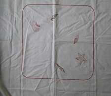 Sublime nappe 180 x 180 cm MANRIDAL France-Alsace   Satin 100 % coton