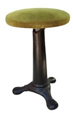 Ancien tabouret Fonte Singer industriel atelier usine Vintage/Déco Industrielle 