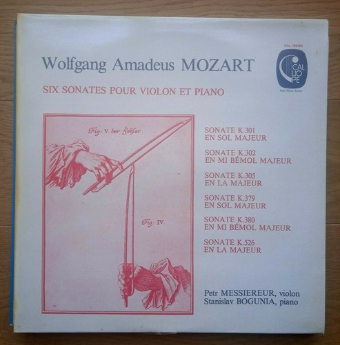Mozart sonates pour violon - mozart, 6