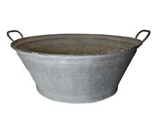 bassine Ovale En Zinc 