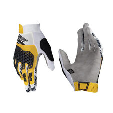 LEATT BIKE GLOVES MTB 4.0 LITE GLOVE GOLD COLOUR WHITE/GOLD/BLACK SIZE XL