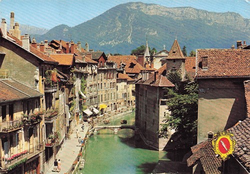 Annecy canal thiou et le - thiou,