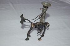 ANCIENNE SCULPTURE " DON QUICHOTTE " EN FER