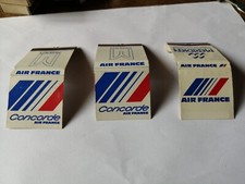 Lot de 3 pochettes allumettes Air france et air france Concorde