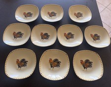 Lot 10 Assiettes Coq Le Tiroir