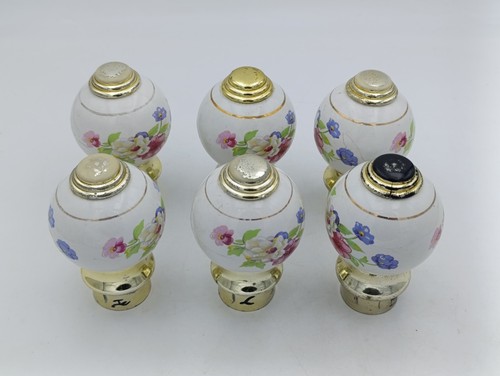 Lot boules pommeaux lit - 6,