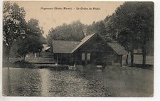 ORQUEVAUX Haute Marne CPA 52 le chalet de peche