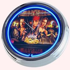 N-0722 Horloge " Flipper Pirates des Caraïbes 2006 " Néon Cuisine Salon Déco