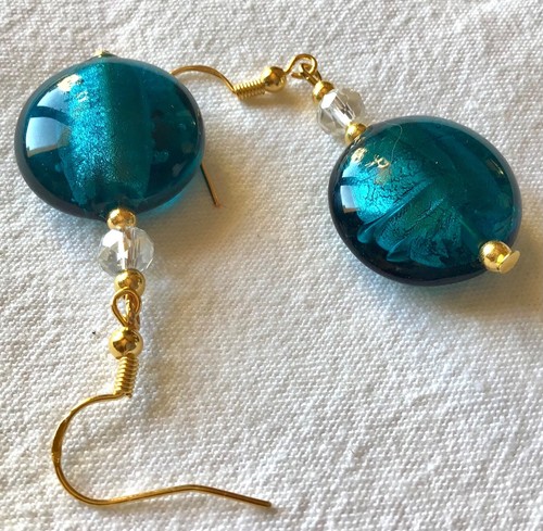 Boucles perles galets - perles,