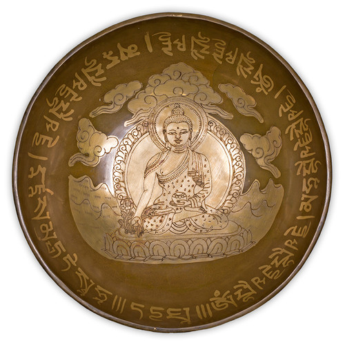 Bol chantant tibétain - bol, bouddha