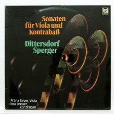FRANZ BEYER, PAUL BREUER - DITTERSDORF & SPERGER viola & double bass FSM LP NM