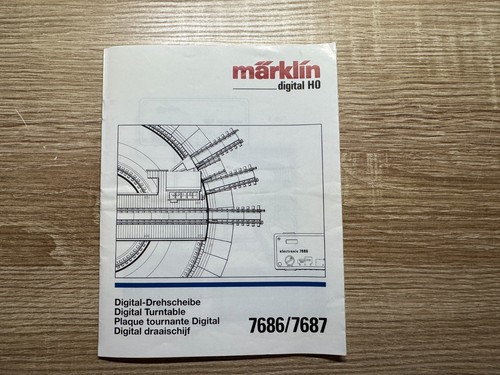 Märklin manuel pour - pour, tournette