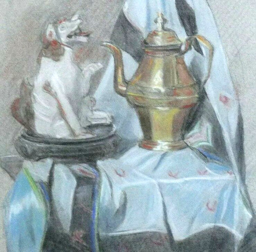 Nature morte chien - au,
