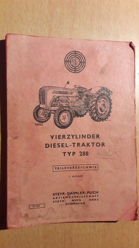 Steyr tracteur 288 - ,