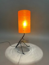 lampe table 1950 resine metal